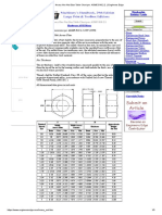 Heavy Hex Nut Size Table Chart Per. ASME B18.2.2. - Engineers Edge