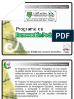 PROGRAMA DE RENOVACIÓN PEDAGÓGICA