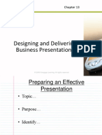 Designing and Delivery of Business Presentation