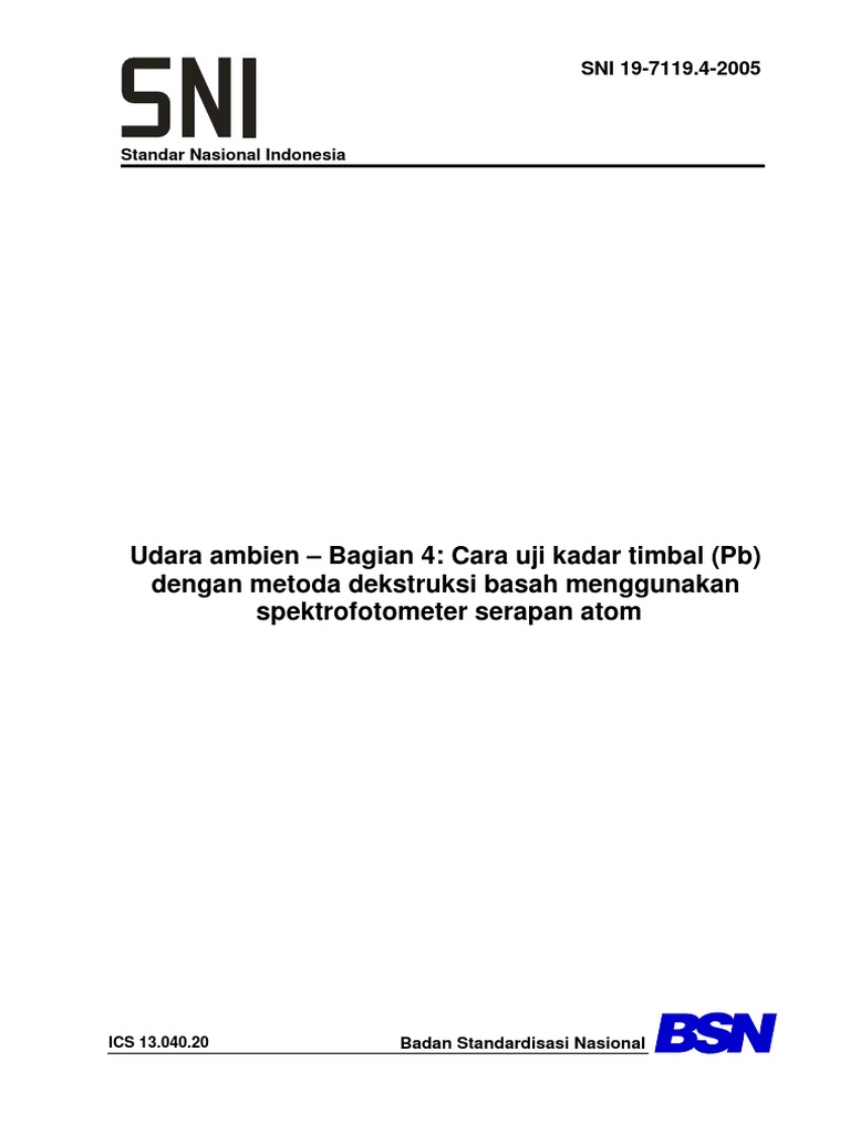 Sni PDF | PDF