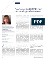 Should The Epuap Adopt The Npuaps New Pressure Ulcer Terminology and Definitions