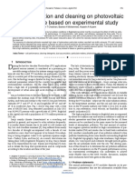 Researchpaper Effect of Pollution and Cleaning On Photovoltaic Performance Based On Experimental Study