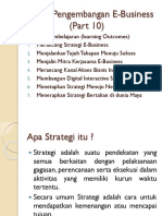 Part 9 Strategi Pengembangan E Business