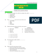 Computer Worksheet