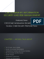 CBK Domain 1 Is and Risk Management