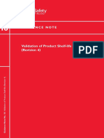 Guidance Note 18 Determination of Product Shelf Life PDF
