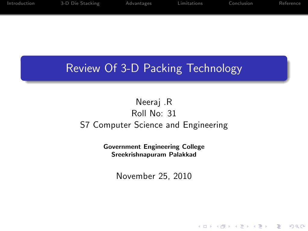 Review of 3-D Packing Technology | PDF | Integrated Circuit | Wafer ...
