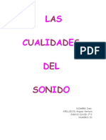 LAS Cualidades Del Sonido