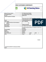 FORM CUSTOMER CV Wiguna Karya Perdana