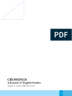 CROSSINGS: A Journal of English Studies.
