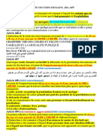 Traite Des Être Humains, Prostitution Et Corruption de La Jeunesse en Droit Pénal Marocain (2018/2019)