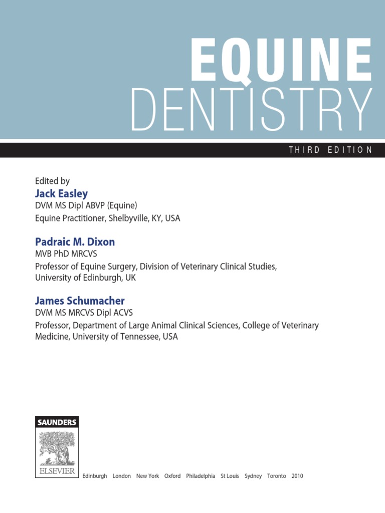 Equine_Dentistry_(Third_Edition).pdf Tooth Equus (Genus) Free 30day Trial Scribd