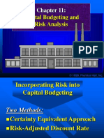 Capital Budgeting and Risk Analysis