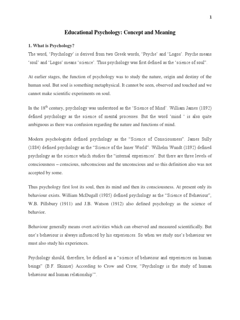 ⭐ Educational psychology definition. What Is Educational Psychology