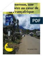 Dossier Survie - Cameroun Une Poudriere Au Coeur de La Francafrique - Decembre 2019