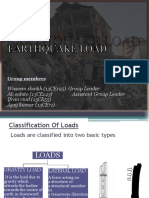 Classification and Calculation of Earthquake Loads