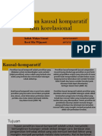 Penelitian Kausal Komparatif Dan Korelasional