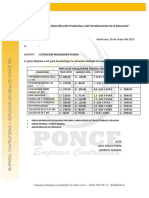 Cotizacion Maquinaria Pesada Actualizada