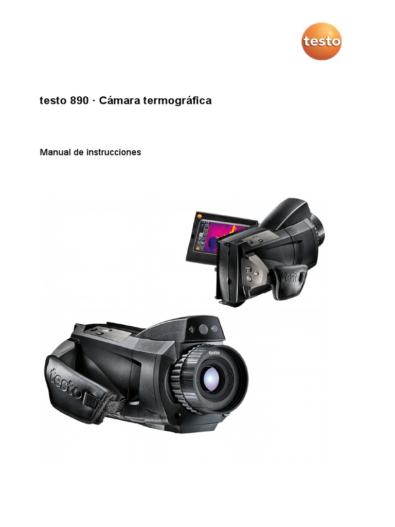 Testo 890 Manual de Instrucciones | PDF | Píxel | Celsius