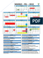 Calendário Pel 2019