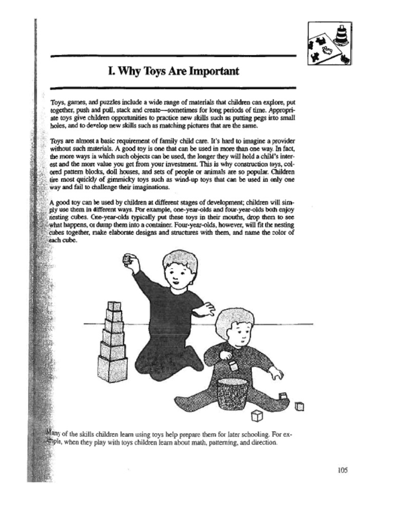 Why Toys Are Important PDF PDF