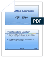 Machine Learning Preparation