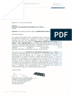 Carta de No Inp Previa