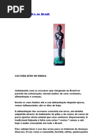 A cultura Afro no Brasil