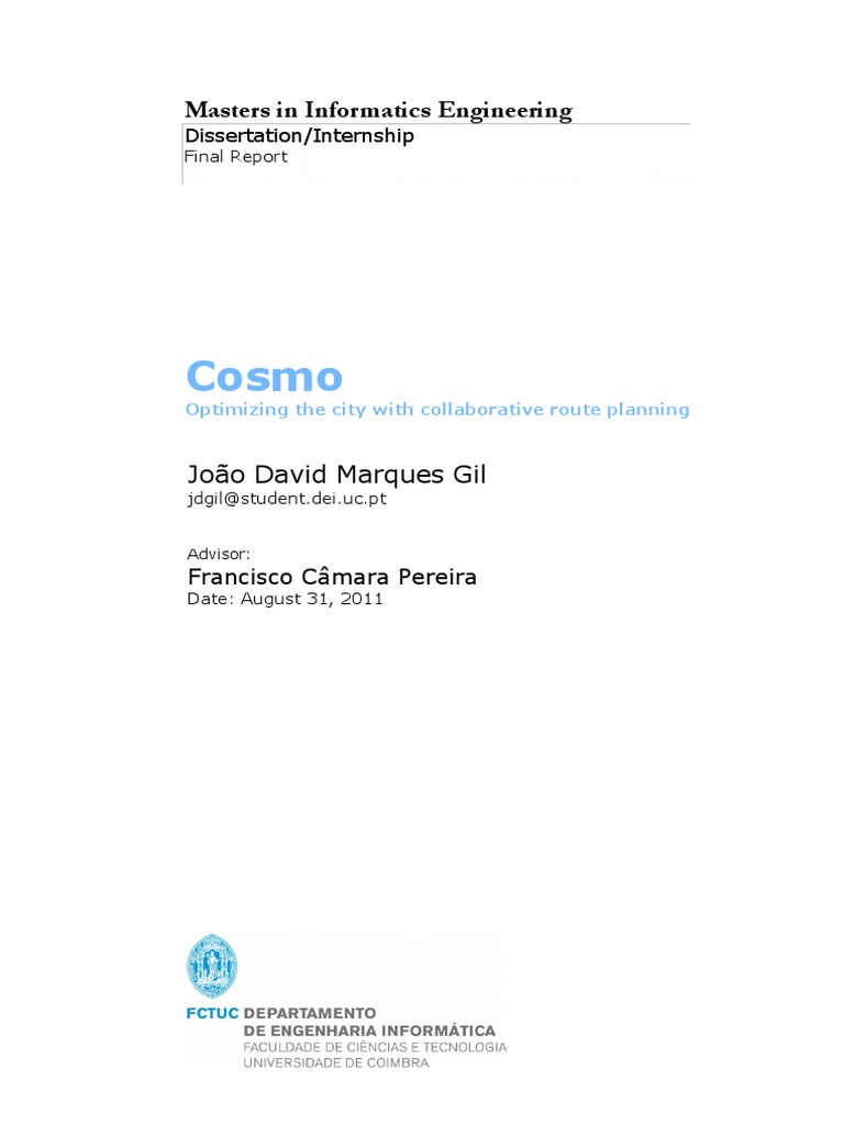 Final Report - Cosmo PDF | PDF | Computer Simulation | Simulation