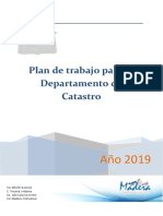 Plan de Trabajo Catastro 2019