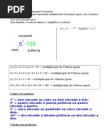 POTENCIAÇÃO