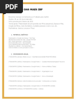 Encontro Das Maes IBF