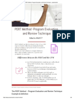 PERT Method - Program Evaluation and Review Technique - Projectcubicle