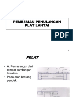 Penulangan Plat Lantai