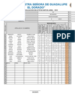 Formato - Registro Oficial de Evaluación - Secundaria 4to y 5to