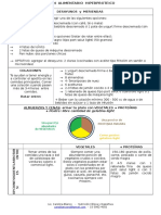 Plan alimentario hiperproteico de menos de