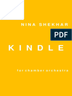 Kindle (Score Excerpt) - Nina Shekhar