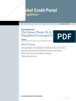 2010-01-14 The Future Points To A More Disciplined Lev Loan Market