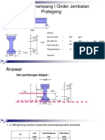 Analisis Penampang I Girder Jembatan Prategang