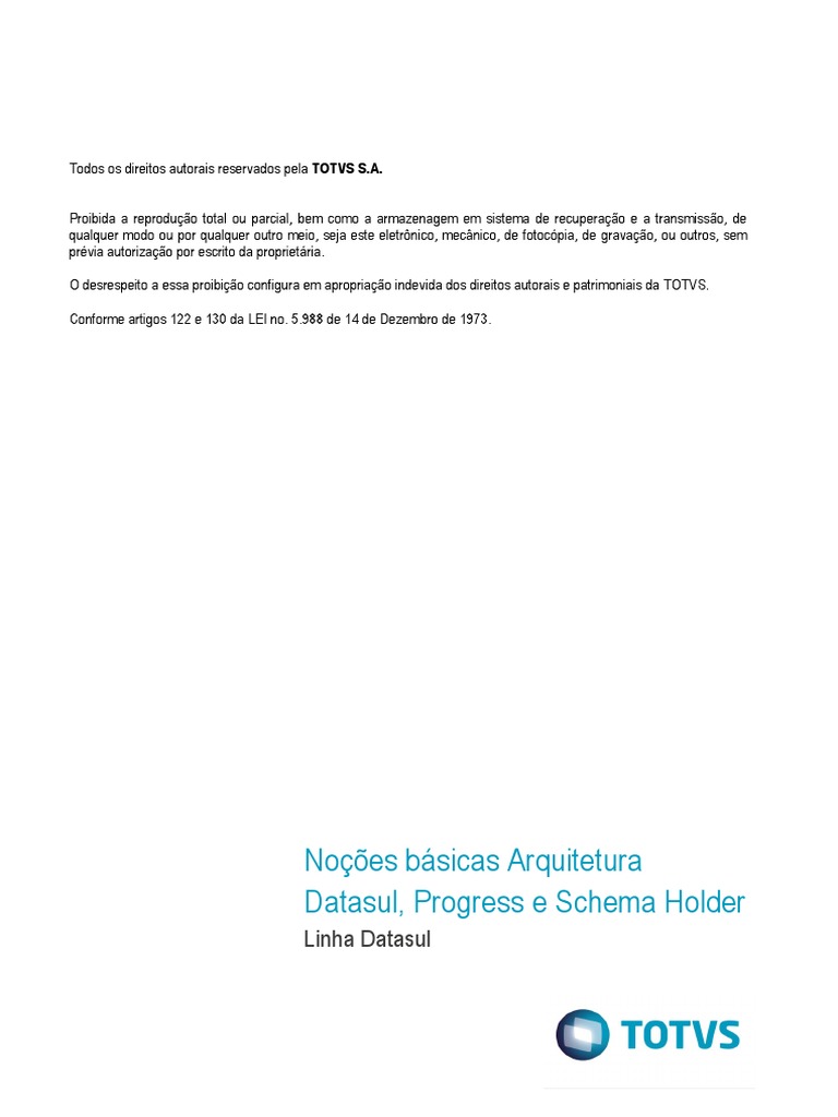 Introdução ao Sistema TOTVS Datasul | PDF | Adobe Flex | Bancos de dados