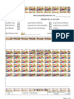 Formato para Acciones Correctivas y Preventivas