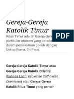 Gereja-Gereja Katolik Timur.