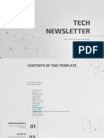 Tech Newsletter by Slidesgo