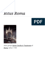Ritus Roma gereja katolik