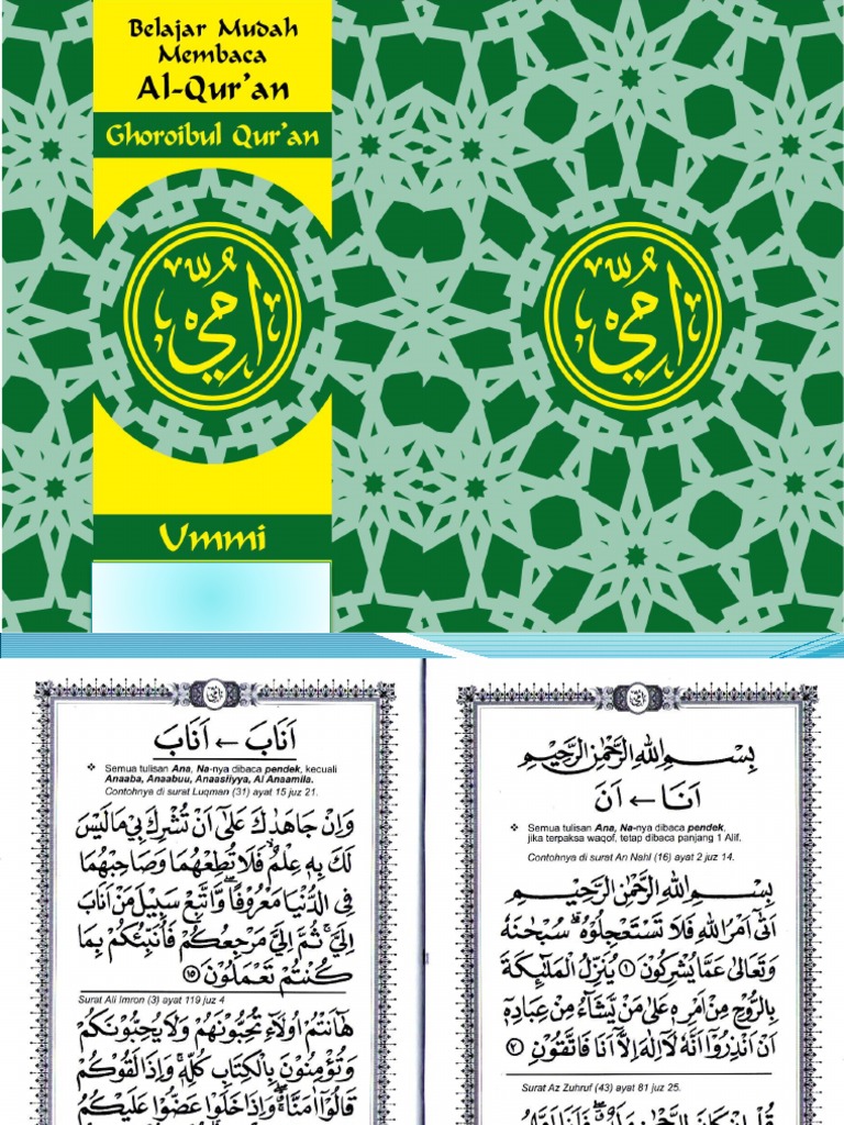 10 Slide Ummi Ghoroibul Qur An