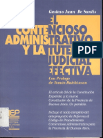De Santi Gustavo Juan - El Contencioso Administrativo Y La Tutela Judicial Efectiva
