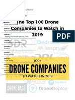 Top 100 Drone Companies To Watch in 2019 - UAV Coach