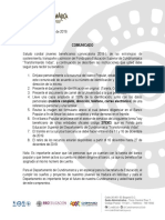 Comunicado de Fondopara Beneficiarios de Transporte y Sostenimiento