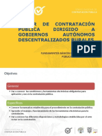 Presentacion Fundamentos Básicos Contratacion Publica PDF