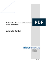 MC Manual Automatic Inventory Creation